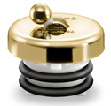Tub Stopper in polished brass